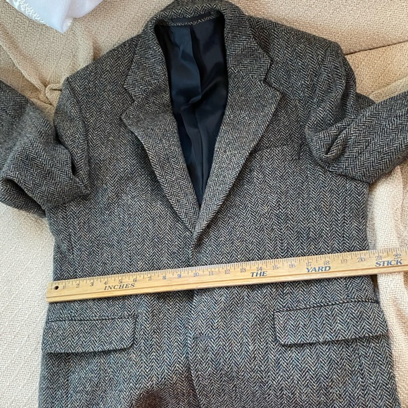Harris Tweed Alexander London Gray Wool Sport Coat 52 - Picture 8 of 17